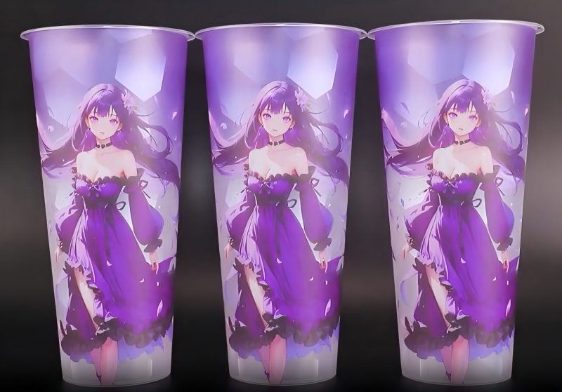 Etichetta YZY di alta qualità sulla tazza grattugiata