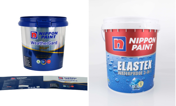 Etichette nello stampo per secchi di vernice: soluzioni IML metalliche, metallizzate opache e composite altamente lucide