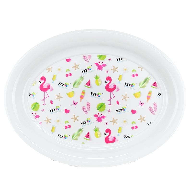 Stampaggio ad iniezione del piatto laterale nell'etichetta dello stampo